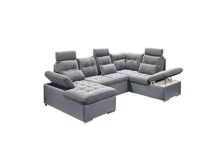 ed exciting design WOHNLANDSCHAFT, Grau, 7-Sitzer, U-Form, 218x104x324 cm, Wohnzimmer, Sofas & Couches, Wohnlandschaften, Wohnlandschaften in U-Form von XXXLutz Marktplatz