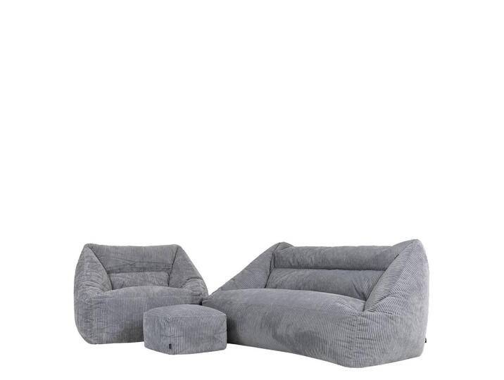icon SITZSACK, Grau, 360 L, Rechteckig, 160x70x93 cm, Hergestellt in Deutschland, OEKO-TEX® STANDARD 100, Wohnzimmer, Hocker, Sitzsäcke, XXL Sitzsäcke von XXXLutz Marktplatz