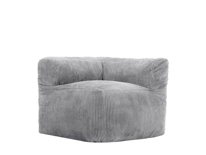 icon SITZSACK-ECKSESSEL, Grau, 1-Sitzer, 100x68x100 cm, OEKO-TEX® STANDARD 100, Wohnzimmer, Hocker, Sitzsäcke, XXL Sitzsäcke von XXXLutz Marktplatz