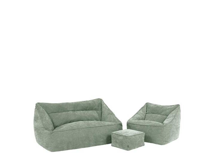 icon SITZSACK-SET, Salbeigrün, Kunststoff, 3-Sitzer, 160x70x93 cm, Hergestellt in Deutschland, Wohnzimmer, Sofas & Couches, Sofas von XXXLutz Marktplatz