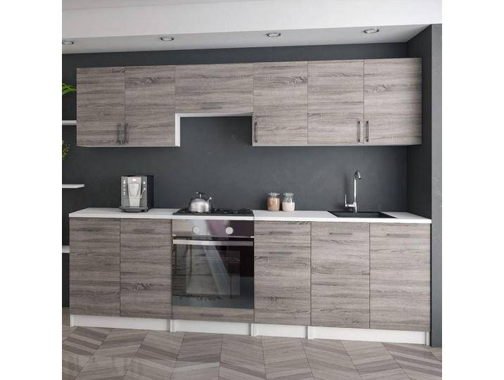 roe furniture KÜCHENZEILE, Sonoma Eiche, Dunkelbraun, 240x82x46 cm, Küchen, Küchenzeilen & Küchenblöcke, Küchenzeilen ohne Geräte von XXXLutz Marktplatz