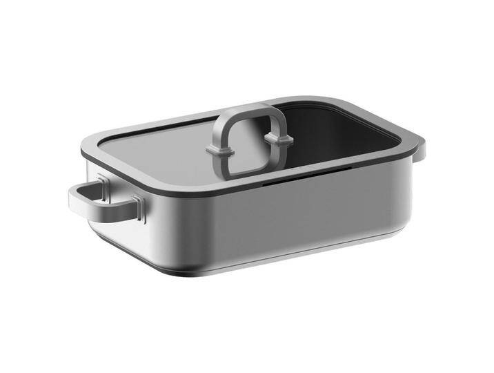Am Cook BRÄTER Bräter, hoch, Edelstahl, Metall, rechteckig, 23.5x9.4x34.5 cm, mit Dampfablass,hitzebeständige Griffe, Skalierung, Kochen, Töpfe, Am Cook BRÄTER Bräter, hoch, Edelstahl, Metall, rechteckig, 23.5x9.4x34.5 cm, mit Dampfablass,hitzebeständige Griffe, Skalierung, Kochen, Töpfe, von XXXLutz