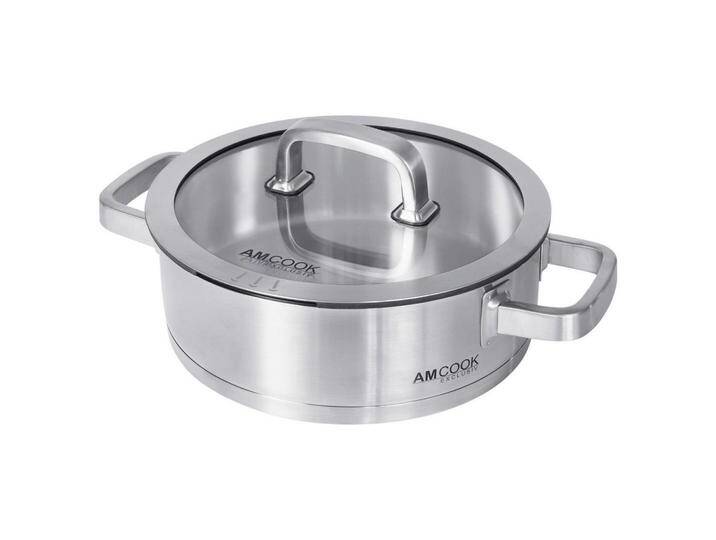 Am Cook SERVIERPFANNE, Edelstahl, Metall, 4,5 L, 8 cm, mit Dampfablass,hitzebeständige Griffe, Kochen, Pfannen, Servierpfannen Am Cook SERVIERPFANNE, Edelstahl, Metall, 4,5 L, 8 cm, mit Dampfablass,hitzebeständige Griffe, Kochen, Pfannen, Servierpfannen von XXXLutz