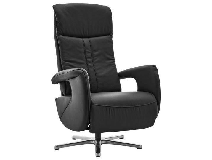 Beldomo Speed RELAXSESSEL, Schwarz, Echtleder, Rindleder, Uni, 71x110x83 cm, Goldenes M, Fußauswahl, Lederauswahl, Stoffauswahl, Relaxfunktion, von XXXLutz