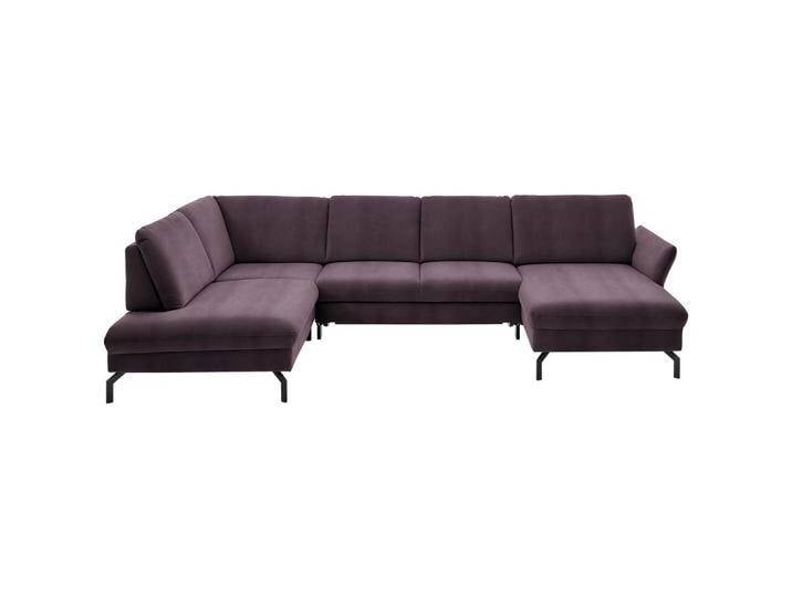 Beldomo System WOHNLANDSCHAFT, Lila, Flieder, 5-Sitzer, U-Form, 335x220 cm, Goldenes M, Stoffauswahl, Sitzqualitäten, seitenverkehrt erhältlich, von XXXLutz