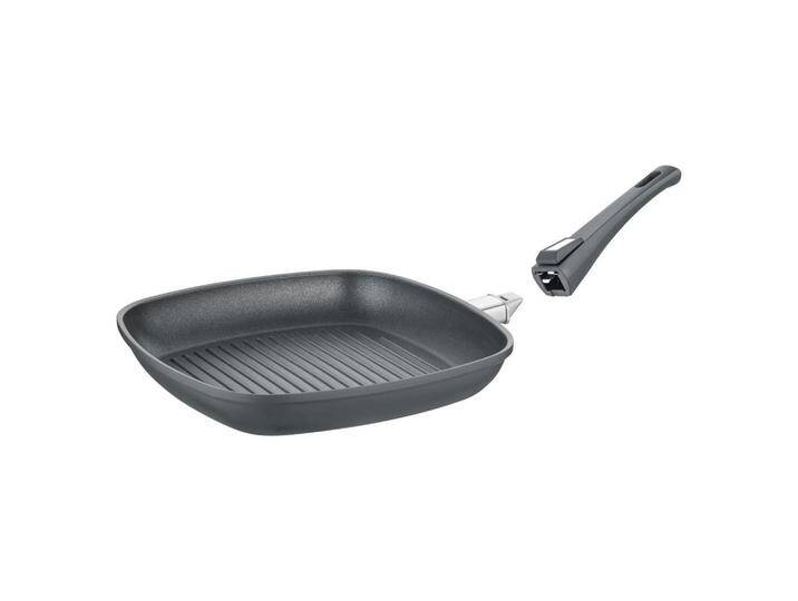 Berndes GRILLPFANNE Vario Click Induction, Dunkelgrau, Metall, quadratisch, 30x6.8x53 cm, abnehmbarer Griff, backofengeeignet, PFOA-frei, Kochen, Berndes GRILLPFANNE Vario Click Induction, Dunkelgrau, Metall, quadratisch, 30x6.8x53 cm, abnehmbarer Griff, backofengeeignet, PFOA-frei, Kochen, von XXXLutz