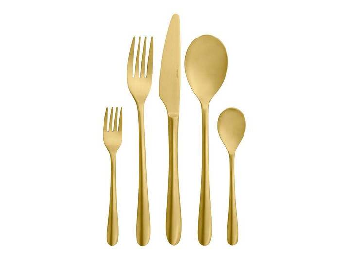 Berndorf BESTECKSET ONTARIO, Gold, Metall, 20-teilig, 28.5x5x33.8 cm, Essen & Trinken, Besteck, Besteck-Sets von XXXLutz