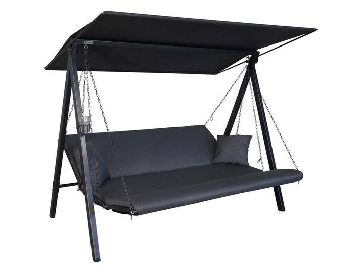Boxxx HOLLYWOODSCHAUKEL, Grau, Füllung: Schaumstoff, 210x160x145 cm, wetterfest, UV-beständig, lichtecht, regenabweisend, Rückenlehne umklappbar, Boxxx HOLLYWOODSCHAUKEL, Grau, Füllung: Schaumstoff, 210x160x145 cm, wetterfest, UV-beständig, lichtecht, regenabweisend, Rückenlehne umklappbar, von XXXLutz
