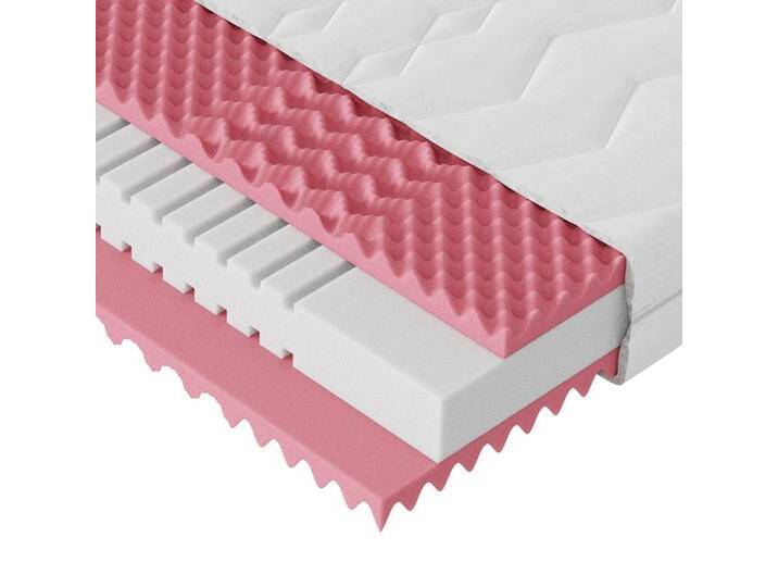 Boxxx KALTSCHAUMMATRATZE, Weiß, H2, rechteckig, 90x190 cm, OEKO-TEX® STANDARD 100, Härtegradauswahl, Bezug abnehmbar/waschbar, für Hausstauballergiker von XXXLutz