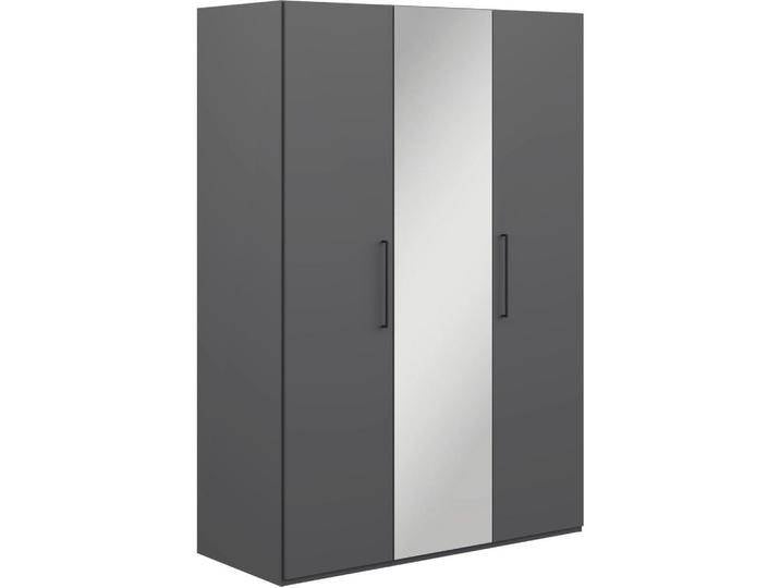 Cantus KLEIDERSCHRANK, Graphit, Metall, 6 Fächer, 151.3x213.6x59.3 cm, Made in Germany, Kinder- & Jugendzimmer, Jugendmöbel, Jugendkleiderschränke von XXXLutz