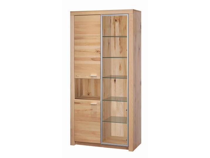 Cantus VITRINE, Buche, Holz, Glas, Buche, massiv, 10 Fächer, 90x196x38 cm, Esszimmer, Vitrinen Cantus VITRINE, Buche, Holz, Glas, Buche, massiv, 10 Fächer, 90x196x38 cm, Esszimmer, Vitrinen von XXXLutz