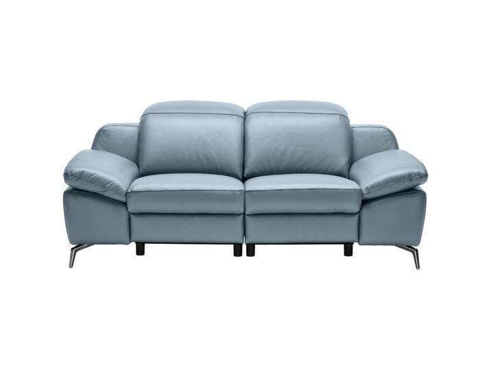 Celina Home 2-SITZER-SOFA, Blaugrau, Echtleder, Rindleder, Spaltleder, 194x83-99x110 cm, Made in EU, Fußauswahl, Lederauswahl, Stoffauswahl, Hocker Celina Home 2-SITZER-SOFA, Blaugrau, Echtleder, Rindleder, Spaltleder, 194x83-99x110 cm, Made in EU, Fußauswahl, Lederauswahl, Stoffauswahl, Hocker von XXXLutz