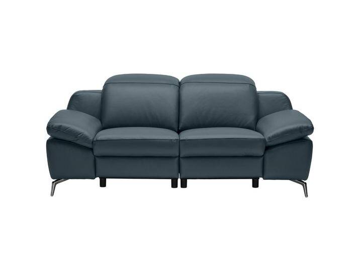Celina Home 2-SITZER-SOFA, Dunkelblau, Echtleder, Spaltleder, Rindleder, 194x83-99x110 cm, Made in EU, Fußauswahl, Lederauswahl, Stoffauswahl, Hocker Celina Home 2-SITZER-SOFA, Dunkelblau, Echtleder, Spaltleder, Rindleder, 194x83-99x110 cm, Made in EU, Fußauswahl, Lederauswahl, Stoffauswahl, Hocker von XXXLutz
