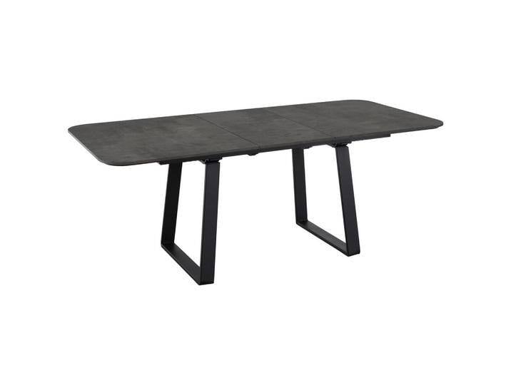 Celina Home ESSTISCH ROM, Schwarz, Holz, Metall, oval, Kufe, 95x76x160-210 cm, ausziehbar, in verschiedenen Größen erhältlich, Esszimmer, Tische, von XXXLutz