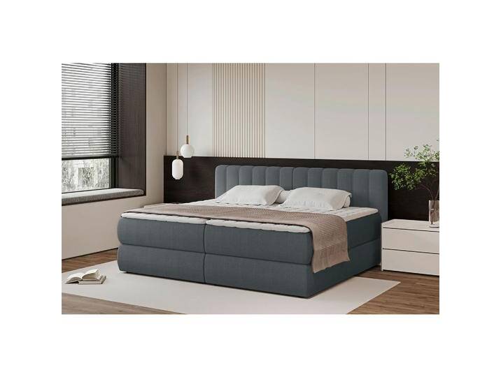Chameo BOXSPRINGBETT, Anthrazit, H2, 7-Zonen, Höhe ca. 30,5 cm, 220x200 cm, Bettkasten, gepolstertes Kopfteil, Topper geteilt, in verschiedenen Größen Chameo BOXSPRINGBETT, Anthrazit, H2, 7-Zonen, Höhe ca. 30,5 cm, 220x200 cm, Bettkasten, gepolstertes Kopfteil, Topper geteilt, in verschiedenen Größen von XXXLutz