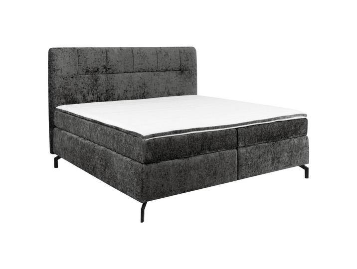 Esposa BOXSPRINGBETT, Anthrazit, H2, Höhe ca. 17 cm, 160x200 cm, Stoffauswahl, Topper durchgehend, Matratze in verschiedenen Härtegraden erhältlich, von XXXLutz
