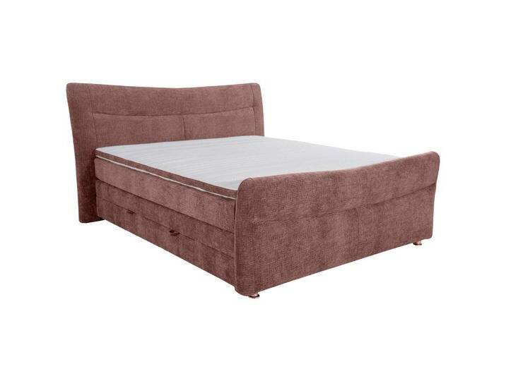 Esposa BOXSPRINGBETT, Rotbraun, H2, Höhe ca. 18 cm, 180x200 cm, Bettkasten, Topper durchgehend, Matratze in verschiedenen Härtegraden erhältlich, von XXXLutz