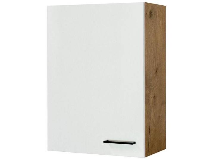 FlexWell KÜCHENOBERSCHRANK, Eiche, Magnolie, Metall, 2 Fächer, einzeln stellbar, einmalig seitenverkehrt montierbar, 60x89x32 cm, Made in Germany, von XXXLutz