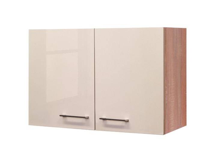 FlexWell KÜCHENOBERSCHRANK, Sonoma Eiche, Kaschmir, Metall, 1 Fächer, einzeln stellbar, 80x54.8x32 cm, Made in Germany, individuell planbar, hängend, von XXXLutz