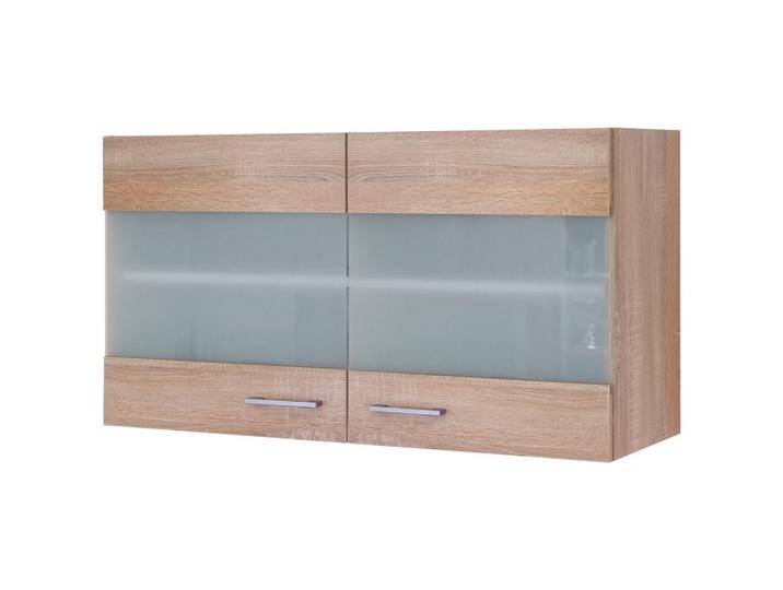 FlexWell KÜCHENOBERSCHRANK, Weiß, Sonoma Eiche, Kunststoff, 1 Fächer, einzeln stellbar, 100x54.8x32 cm, Made in Germany, individuell planbar, von XXXLutz