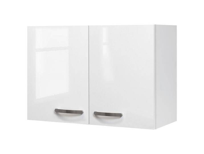 FlexWell KÜCHENOBERSCHRANK, Weiß, Weiß Hochglanz, Metall, 1 Fächer, einzeln stellbar, 80x54.8x32 cm, Made in Germany, hängend, individuell planbar, von XXXLutz