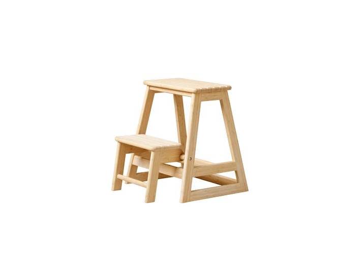 Gardenson TRITTHOCKER SKALA, Hellbraun, Holz, Bambus, vollmassiv, 45.5x49x39 cm, klappbar, Pflegen, Babytoilette, Baby / Kinder Tritthocker von XXXLutz