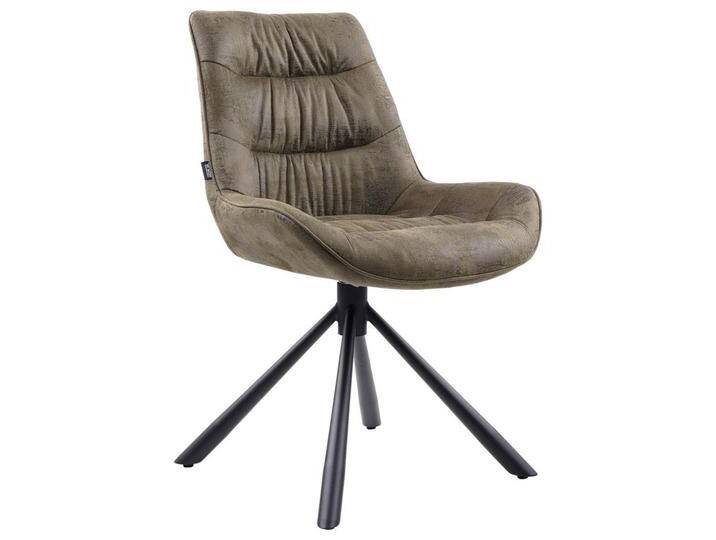 Hom`in STUHL, Grün, Metall, konisch, Drehkreuz, 57x84x63 cm, Sitzfläche 360° drehbar, Esszimmer, Stühle, Esszimmerstühle von XXXLutz