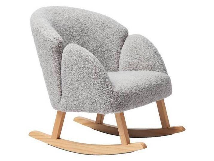 Jimmylee KINDER-SCHAUKELSESSEL NATUR GREY, Grau, Uni, 55.5x55x46.5 cm, Kinder- & Jugendzimmer, Kindermöbel, Kindersitzmöbel & -tische, Kindersessel & von XXXLutz
