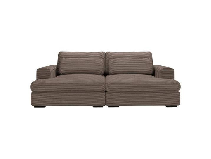 Lomoco BIGSOFA, Braun, 2-3-Sitzer, Füllung: Schaumstoff, 223x80x158 cm, Stoffauswahl, Wohnzimmer, Sofas & Couches, Sofas, Bigsofas von XXXLutz