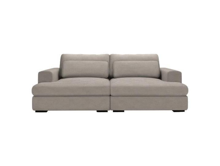 Lomoco BIGSOFA, Taupe, 2-3-Sitzer, Füllung: Schaumstoff, 223x80x158 cm, Stoffauswahl, Wohnzimmer, Sofas & Couches, Sofas, Bigsofas von XXXLutz