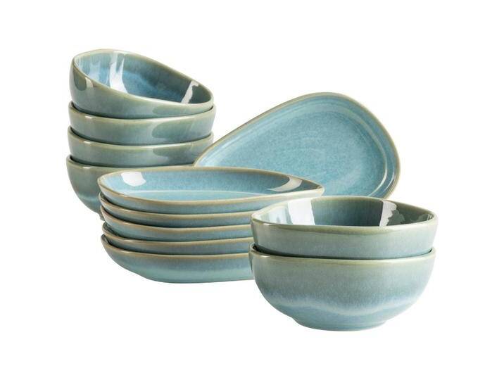 Mäser SNACKSCHALENSET Cordelia, Grün, Keramik, 12-teilig, organisch, lebensmittelecht, Essen & Trinken, Geschirr, Schalen & Schüsseln, Snackschalen Mäser SNACKSCHALENSET Cordelia, Grün, Keramik, 12-teilig, organisch, lebensmittelecht, Essen & Trinken, Geschirr, Schalen & Schüsseln, Snackschalen von XXXLutz