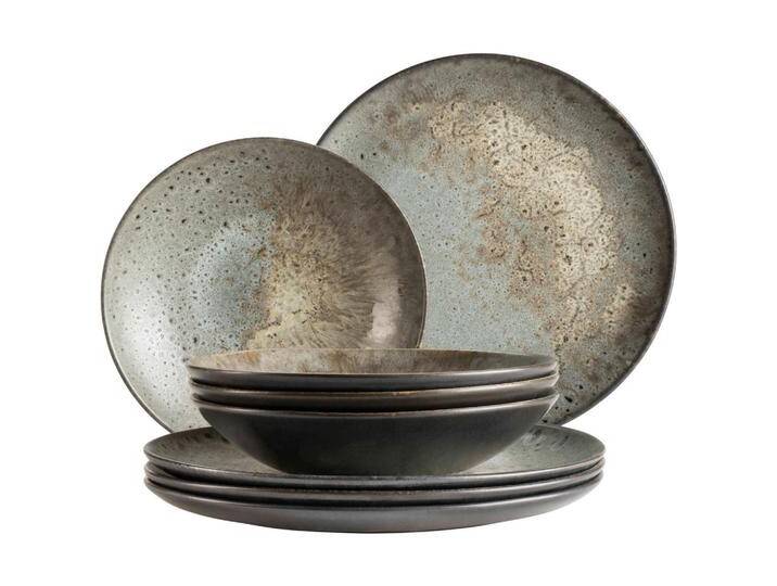 Mäser TAFELSERVICE Carellia, Grau, Keramik, 8-teilig, lebensmittelecht, Essen & Trinken, Geschirr, Geschirr-Sets, Tafelservice Mäser TAFELSERVICE Carellia, Grau, Keramik, 8-teilig, lebensmittelecht, Essen & Trinken, Geschirr, Geschirr-Sets, Tafelservice von XXXLutz