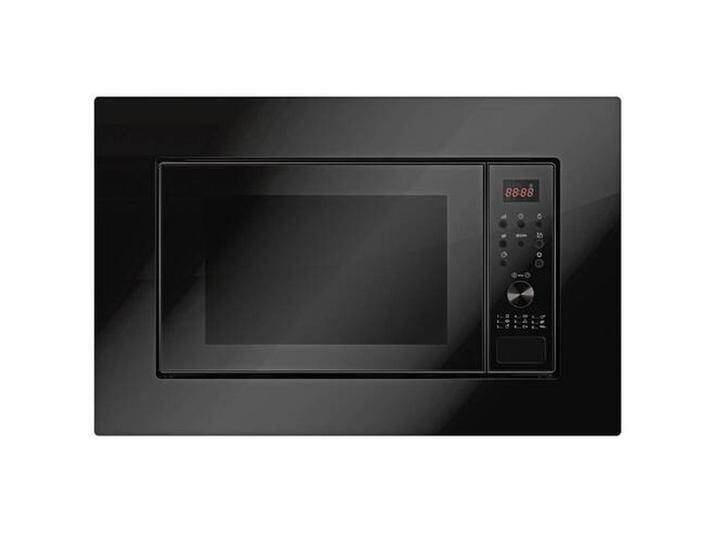 Mican EINBAUMIKROWELLE, Schwarz, Metall, 59.5x39x32 cm, Grillfunktion, Auftaufunktion nach Gewicht oder Zeit, LED-Display, digitaler Timer, Signalton, von XXXLutz