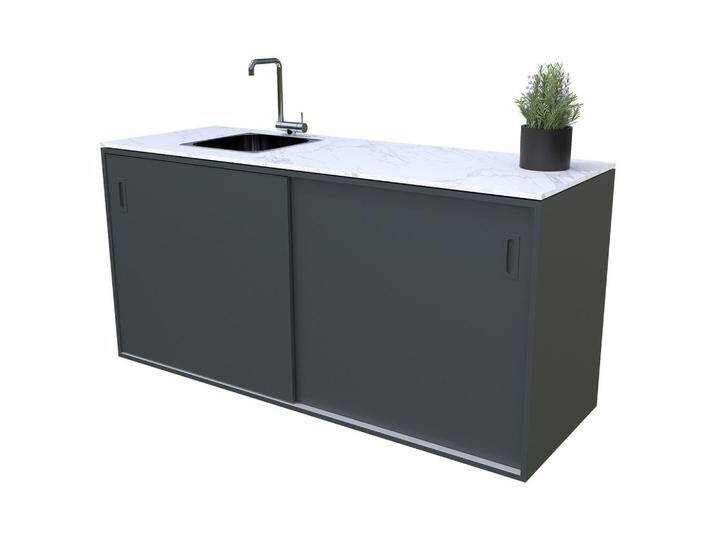 Modante OUTDOORKÜCHE, Anthrazit, Metall, einzeln stellbar, 180x92x63 cm, CE, Gartenmöbel, Outdoor-Küchen Modante OUTDOORKÜCHE, Anthrazit, Metall, einzeln stellbar, 180x92x63 cm, CE, Gartenmöbel, Outdoor-Küchen von XXXLutz