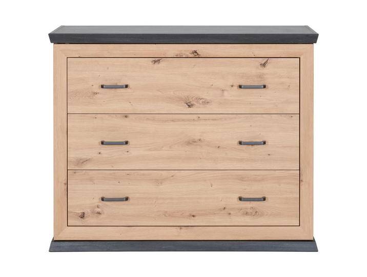 My Baby Lou WICKELKOMMODE Benton, Eiche, Kunststoff, 3 Schubladen, 110x89.5x43 cm, Babymöbel, Wickelkommoden & Zubehör, Wickelkommoden von XXXLutz