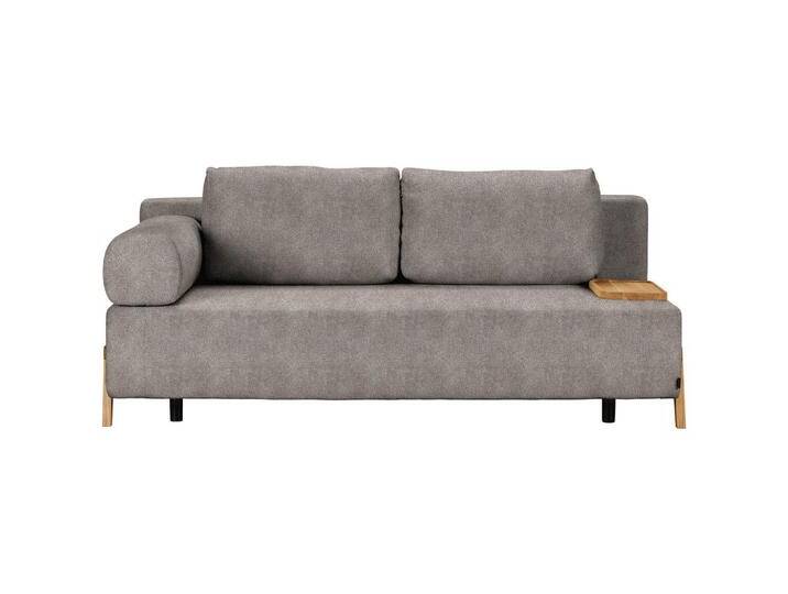Niels Andersson SCHLAFSOFA, Greige, Holz, Eiche, Hartholz, 2-3-Sitzer, Füllung: Komfortschaum, Silikon, 211x88x102 cm, Stoffauswahl, Armlehnen von XXXLutz