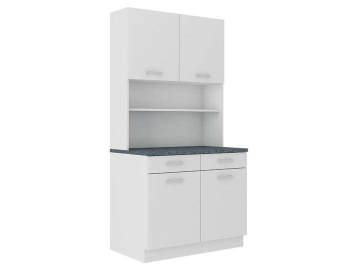 P & B BUFFET, Graphit, Weiß, 2 Fächer, 2 Schubladen, 100x200x60 cm, Esszimmer, Anrichten P & B BUFFET, Graphit, Weiß, 2 Fächer, 2 Schubladen, 100x200x60 cm, Esszimmer, Anrichten von XXXLutz