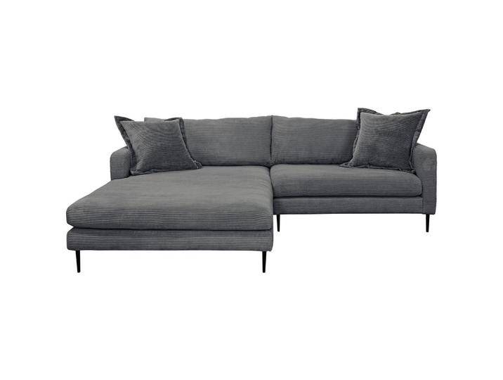 P & B ECKSOFA JOKER, Graphit, 2-Sitzer, Ottomane links, L-Form, 268x193 cm, Rücken echt, Wohnzimmer, Sofas & Couches, Wohnlandschaften, Ecksofas von XXXLutz