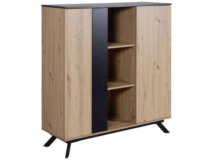 P & B HIGHBOARD, Braun, 4 Fächer, 110x125x40 cm, stehend, Wohnzimmer, Kommoden & Sideboards, Highboards P & B HIGHBOARD, Braun, 4 Fächer, 110x125x40 cm, stehend, Wohnzimmer, Kommoden & Sideboards, Highboards von XXXLutz