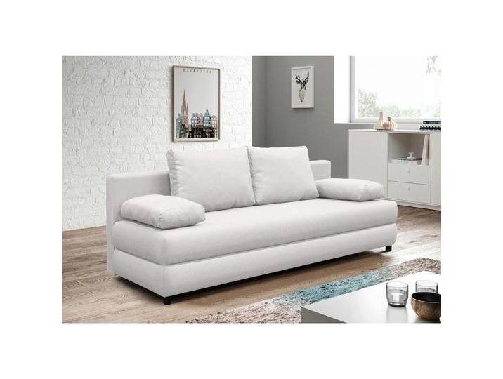 P & B SCHLAFSOFA, Weiß, 2-Sitzer, Füllung: Schaumstoff, 206x87x88 cm, Made in EU, Wohnzimmer, Sofas & Couches, Schlafsofas, Schlafsofas mit Bettkasten von XXXLutz