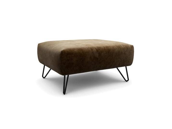 SENSOO HOCKER Cosy, Braun, 90x70x46 cm, Stoffauswahl, Wohnzimmer, Hocker, Sitzhocker von XXXLutz