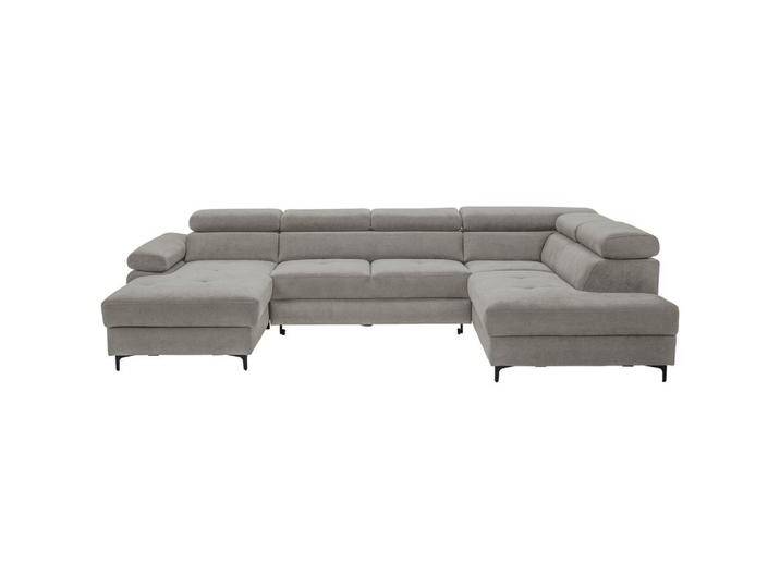 Stylife WOHNLANDSCHAFT COMBO, Dunkelgrau, 5-Sitzer, Ottomane rechts, U-Form, 333x206 cm, Made in EU, Liegefunktion, Rücken echt, Wohnzimmer, Sofas & Stylife WOHNLANDSCHAFT COMBO, Dunkelgrau, 5-Sitzer, Ottomane rechts, U-Form, 333x206 cm, Made in EU, Liegefunktion, Rücken echt, Wohnzimmer, Sofas & von XXXLutz