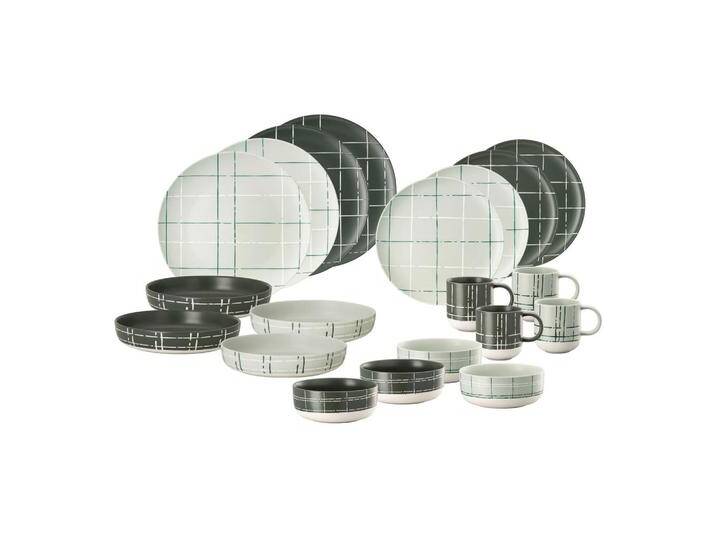 Thomas KOMBISERVICE FUN - Karo Mixed, Mehrfarbig, Keramik, 20-teilig, 490 ml,850 ml, 28.3x28x41 cm, DIN EN ISO 14001, DIN EN ISO 9001, Essen & Thomas KOMBISERVICE FUN - Karo Mixed, Mehrfarbig, Keramik, 20-teilig, 490 ml,850 ml, 28.3x28x41 cm, DIN EN ISO 14001, DIN EN ISO 9001, Essen & von XXXLutz