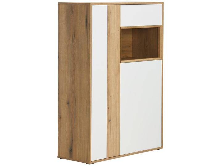 Ti'me VITRINE, Weiß, Eiche, Glas, 6 Fächer, 95x137x40 cm, Esszimmer, Vitrinen Ti'me VITRINE, Weiß, Eiche, Glas, 6 Fächer, 95x137x40 cm, Esszimmer, Vitrinen von XXXLutz