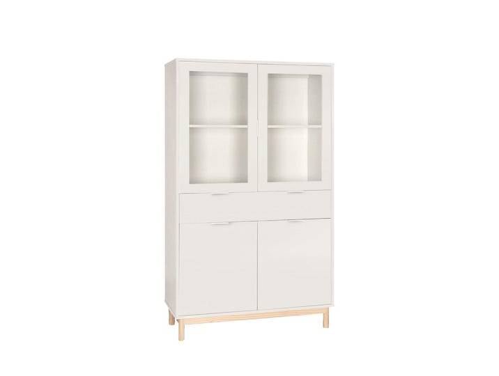 VITRINENSCHRANK, Weiß, 95x170x39 cm, Wohnzimmer, Wohnwände, Vitrinenschränke von XXXLutz