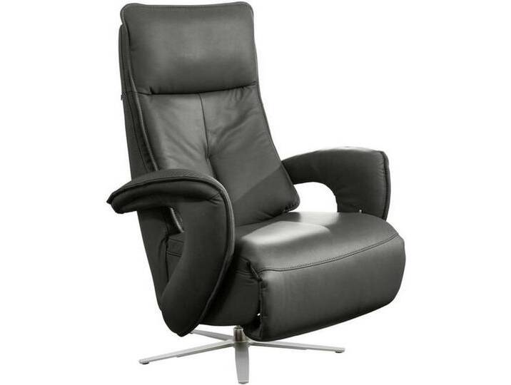 Valdera RELAXSESSEL, Anthrazit, Echtleder, Longlife-Leder, Semi-Anilinleder, 77x110x87 cm, Goldenes M, Fußauswahl, Lederauswahl, Stoffauswahl, von XXXLutz