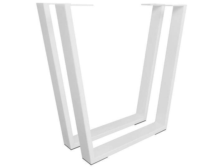 Valdera TISCHGESTELL, Weiß, Metall, 2-teilig, U-Form, 78x72.5x7.5 cm, Esszimmer, Tische, Esstische, Tischsysteme, Tischgestell von XXXLutz