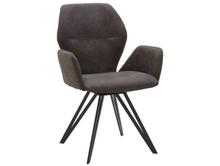 Valnatura ARMLEHNSTUHL, Anthrazit, Schwarz, Metall, Haarnadel, 62x91x59 cm, Stoffauswahl, Typenauswahl, Gestellauswahl, Sitzfläche 180° drehbar, Valnatura ARMLEHNSTUHL, Anthrazit, Schwarz, Metall, Haarnadel, 62x91x59 cm, Stoffauswahl, Typenauswahl, Gestellauswahl, Sitzfläche 180° drehbar, von XXXLutz