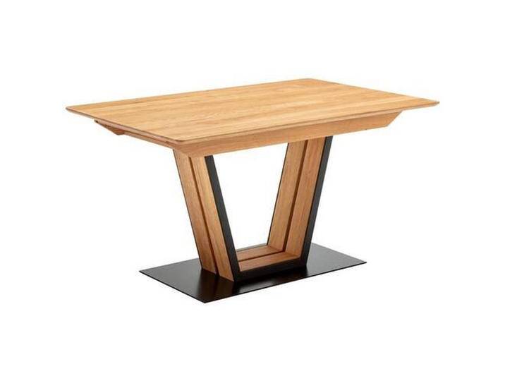 Venda ESSTISCH, Schwarz, Wildeiche, Holz, Metall, Wildeiche, massiv, rechteckig, U-Form, Bodenplatte, 90x76x160 cm, in verschiedenen Größen Venda ESSTISCH, Schwarz, Wildeiche, Holz, Metall, Wildeiche, massiv, rechteckig, U-Form, Bodenplatte, 90x76x160 cm, in verschiedenen Größen von XXXLutz