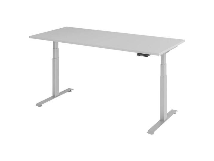 Venda SCHREIBTISCH, Grau, Silber, Metall, rechteckig, Kufe, 80x64.5-129.5x180 cm, höhenverstellbar, Arbeitszimmer, Schreibtische, Bürotische Venda SCHREIBTISCH, Grau, Silber, Metall, rechteckig, Kufe, 80x64.5-129.5x180 cm, höhenverstellbar, Arbeitszimmer, Schreibtische, Bürotische von XXXLutz